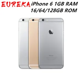 Original iPhone 6 1GB RAM 4,7 tum IOS Dual Core-telefoner 1,4GHz 16/64/128GB ROM 8.0 Mobiltelefon
