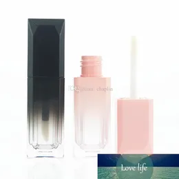 Rhombus Empty Creative Gradient Black DIY Lip Gloss Lipstick Hollow Tube Injection Molding Cute Bottle Cosmetic Gloss Container Tubes