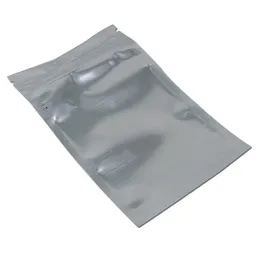 20 Größen aus Aluminiumfolie, durchsichtig, wiederverschließbares Ventil, Reißverschluss, Kunststoff, Einzelhandelsverpackung, Verpackungsbeutel, Reißverschluss, Mylar-Beutel, Verpackungsbeutel