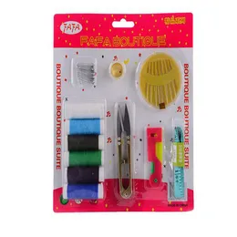 New portable sewing kit, household needle thread, pin, yarn scissors, tape measure, thimble needle threader set, 7-piece set