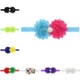 Epecket DHL free ship Sunflower Pearl Children's Hairband Baby Fringed Flower Hair Accessories DATG094 Hair Jewelry Headbands