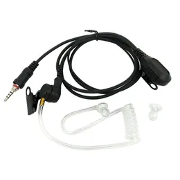 Earpiece Headset Mic för Yaesu Vertex VX-6R VX-7R VX6R VX7R FT-270 FT-270R VX-127 VX-170 Walkie Talkie Covert Air Acoustic Tube