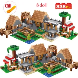 My World Farm Cottage Building Blocks Technic Compatible