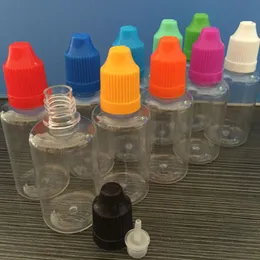 30 ml Plastic E Liquid Bottle Pet Clear 1oz Eye Drop Bottle For Ejuice Oil