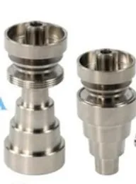 Universal Infinity Domeless Tools 6 in 1 Titanium Nail 10mm & 14mm & 18mm Adjustable Male or Female Oil Gr2 domeless