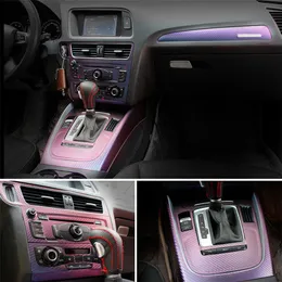 Dla Audi Q5 2010-2018 Samoprzylepne naklejki samochodowe 3D 5D Włókno węglowe Winylowe naklejki samochodowe i naklejki Akcesoria do stylizacji samochodów