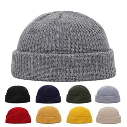 Winter Hat Men's / Women's Striked Hat Peas Man Skullcap Varm Headscarf Hat Gorros Hombre Invierno Kvinnors Ärter Mens Skull Cap Ny