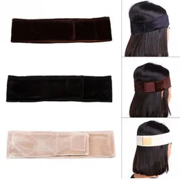 2020 Kvinnor Sid Lace Girp Hårband Justerbar Velvet Wig Grip Hårband Stora tjejer Headbands Wiggery Accessery Headband M1830