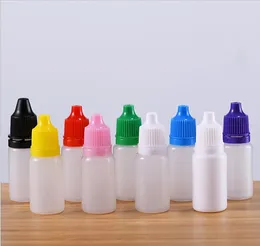 1000pcs 10ml PET plastic dropper bottle childproof and tamper proof caps,10ml PET e-liquid bottle