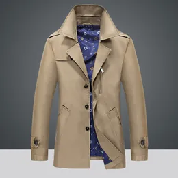 Mäns Trench Coats Jacket Coat Höst Män Casual Washed Long Mens Jackor Winter Down Parka Xn-PC16036