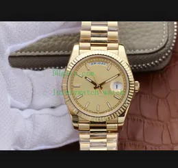 BP Maker Watch Men 40 mm Daydate V2 Wersja 228238 Złota 316L Supphire Glass Asia 2813 Automatyczny ruch męski zegarki na rękę