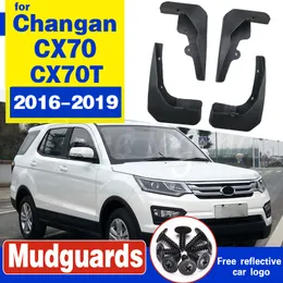 Chana Changan CX70 CX70T 2016〜2019 Front Rea Car Mudflap Fender Mud GuardフラップスプラッシュフラップMudguardsアクセサリー2017 2018