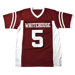 Niestandardowy retro Patrick Mahomes Whitehouse High School Football Jersey Men's All Ed Free Shiping Mesh dowolne imię