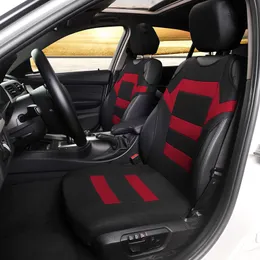 يغطي مقعد السيارة 1Set 4pcs وسادة Universal Cushion Polyester Cover Cover عالية الجودة الملحقات الداخلية 354 فولت