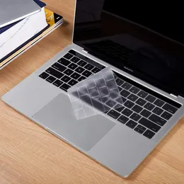Silicone Keyboard Cover Skin for MacBook Pro with Touch Bar 13" and 15" (2016 2017 2018 2019, A1706, A1707, A1989, A1990,A2159