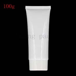 30st 100g vit mjuk ny tom plast bärbara rör squeeze kosmetisk kräm lotion resa flaska makeup verktyg skönhet