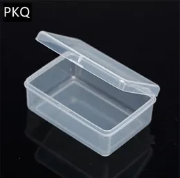 20 sizes Small Clear Storage Box Rectangle For Jewelry Organizer Diamond Embroidery Craft Bead Pill Home Storage Plastic Box LJ200261Y