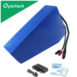 Bici elettrica Scooter 52V 20Ah Triangle eBike Batteria 2000W Pack con 50A BMS 58.8V 2.5A Caricabatterie Bafang Motor