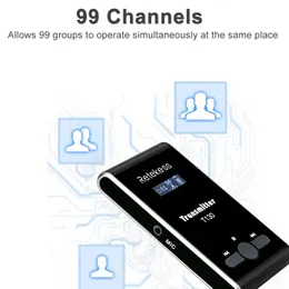 Freeshipping T130 Wireless-Sender + Lavalier-Mikrofon-Reiseleitersystem für Reiseleitung, Simultanübersetzung, Besprechungsdolmetschen