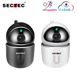 Baby Monitor CCTV Sectec IP Câmera 1080P Nuvem Auto Tracking Vigilância Home Security Camera Wireless WiFi de rede