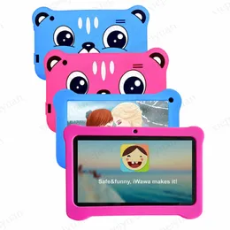 2021 Quad Core Kid Tablet PC 7 cal Ekran Android 9.0 Allwinner A50 Real 1 GB RAM 16GB ROM Q08 z Bluetooth