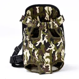 Haustier Hund Träger Rucksack Mesh Camouflage Outdoor Reise Produkte Atmungsaktive Schulter Griff Taschen für Kleine Hund Katzen2093