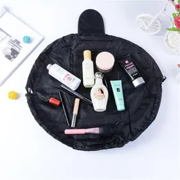 Vrouwen Organizer Grote Capaciteit Trekkoord Cosmetische Tas Reizen Make Opslagtas Beam Magic Pouch Toilry Kit Box Wash Bag