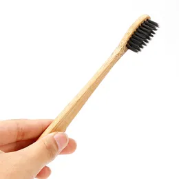 Naturalna czysta bambusowa szczoteczka do zębów przenośna miękka szczotka do włosów szczotki przyjazne dla środowiska czyszczenie jamy ustnej narzędzia do pielęgnacji 0028