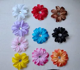 Lily Flower Hair Clip för Kvinnor Baby Girl Böhmen Beach Bröllop Charmig 12cm Headwear Hårstolar Hårband Tillbehör HD3224