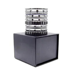 Nice Herb grinder 2,5 pollici 5 strati Lega di alluminio Spice Mill Crusher accessori Macina tabacco manuale