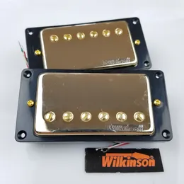 Nya guldelektriska gitarrhumbucker pickups stängda WVC Gold Cover tillverkade i Korea