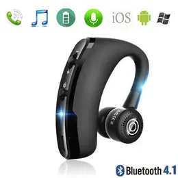 Headset V9 Drive Call Bluetooth Hörlurar Handsfree Wireless Headset Business Sports Earpiece för alla smarta telefoner