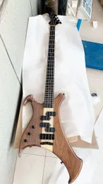 Leworęczny 4 struny Brązowy Bass Bass Meban Fretboard Bass New Arrival Czarny Sprzęt Chiny Made Bass Darmowa Wysyłka