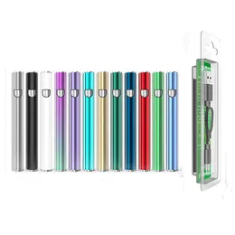 E-Zigaretten-Akku, 350 mAh, Vorheizen, 510 Gewinde, Knopfdruck, schlanker E-Zigaretten-Zerstäuber, Vape-Akku mit Typ-C-Ladeanschluss