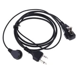 2pin Air Acoustic Tube Earpiece Mic PTT-headset för Midland Alan GXT650 LXT80 G6 G6DD