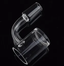 4mm Clear Bottom Flat Top 45&90 Degree Quartz Banger Nail 10mm 14mm 18mm Domeless Quartz Nail for Bong Dab Rigs