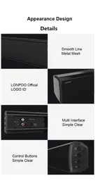 Freeshipping Home Theater 40W Bluetooth Soundbar TV AUX Optic Bluetooth Soundbar Speakers Baixo Soundbar falante para TV