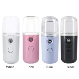 Portable Mini Nano Mist Sprayer Facial Body Nebulizer Steamer Fuktgivande Hudvård Verktyg 30ml Face Spray Beauty Instruments