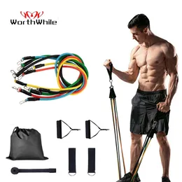 Worthwhile Gym Fitness Resistance Band Set Belt Yoga Stretch Pull Up Assist Rope Straps Crossfit Training Workout Equipment
