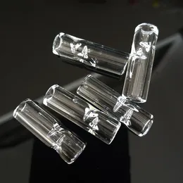 Partihandel 30mm längd pyrex glasfilter tips hookah för torr ört tobak 2mm tjock 9mm od