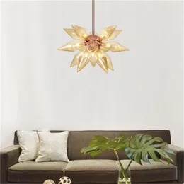 American style simple led chandelier living room bedroom corridor pendant lights courtyard lobby clothing store decoration pendant lamps
