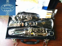 New Buffet Crampon&Cie A PARIS B12 17 Key Bb Tune Bakelite Clarinet Playing Musical Instruments Clarinet with Accessories