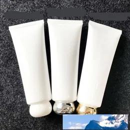 300pcs/lot 100g 100ml White Empty Plastic Squeeze Bottle Cosmetic Facial Cleanser Hand Cream Tube