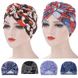 Ny pläterad muslimsk turban hatt för kvinnor islamisk bonnet inre hijab kepsar arabiska wrap huvud halsdukar femme musulman turbante mujer