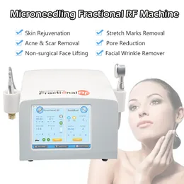 Microneedle rf monopolar rf acne removal beauty machine radiofrequency skin lift face rejuvenation device with 3 size needles