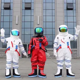 2019 Fabrika Satış Sıcak Uzay Takım Astronot Maskot Kostüm Eldiven, Ayakkabı, Ücretsiz Kargo Yetişkin Boyut