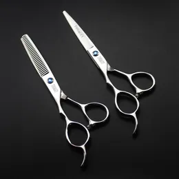 TONIGUY linke Hand 6CR Edelstahl 5,5 Zoll / 6,0 Zoll Haarschneide-/Effilierschere 62HRC Härteschere