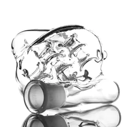 Hosahs ny stil askfångare hål perc gemensam adapter percolator reclaimer för glasvatten bongs dab rigg