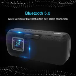 Freeshipping 50W Bluetooth Speaker BT5.0 Speaker Portátil IPX5 impermeável 15h Playtime com assistente de voz Tipo-C Subwoofer