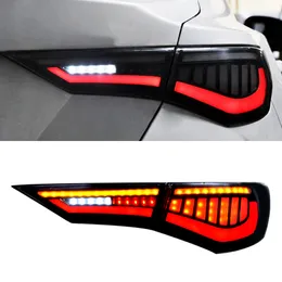 1 Pair Car LED Taillight For Nissan Sylphy Sentra 2019 2020 2021 2022 Tail Lights Rear Lamp LED dynamic turn signal taillamp